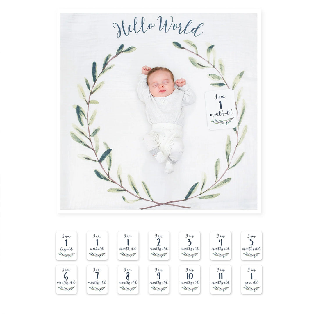 Lulujo Lulujo Baby's 1st Year Milestone Blanket