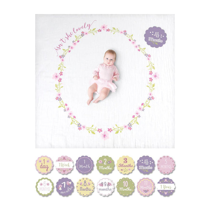 Lulujo Lulujo Baby's 1st Year Milestone Blanket