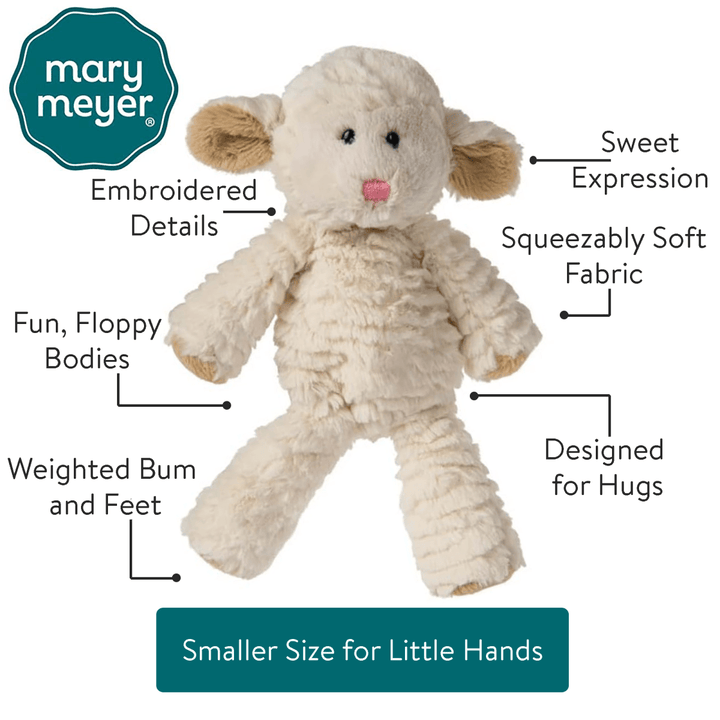 Mary Meyer Marshmallow Zoo Junior 9" plush toys and stuff animal Lamb - Image 4