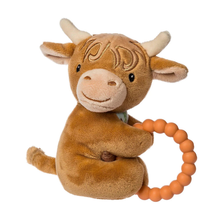 Mary Meyer Mary Meyer Teether Rattle Hetty Highland Cow Teething & Rattles