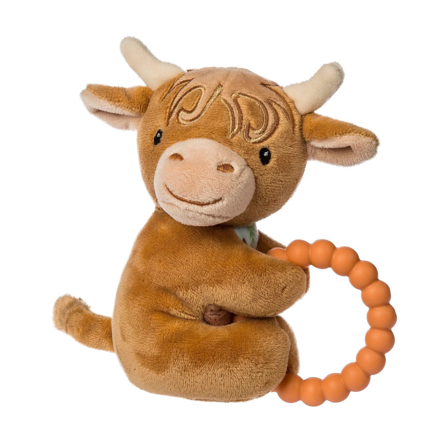 Mary Meyer Mary Meyer Teether Rattle Hetty Highland Cow Teething & Rattles