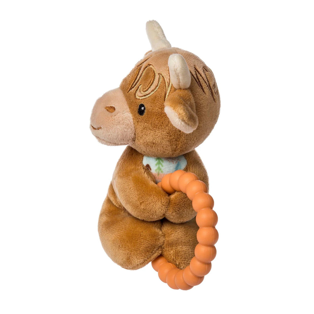Mary Meyer Mary Meyer Teether Rattle Hetty Highland Cow Teething & Rattles