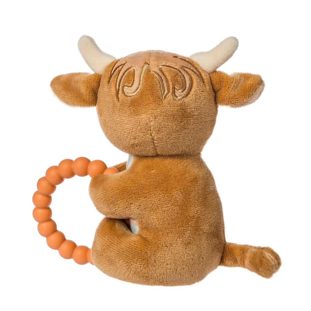 Mary Meyer Mary Meyer Teether Rattle Hetty Highland Cow Teething & Rattles