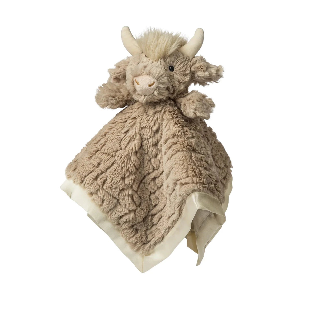 Mary Myers Putty Blanket Highland Cow - Image 3