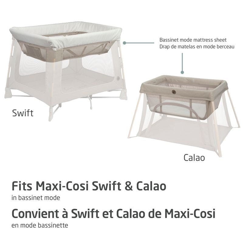 Maxi Cosi Maxi - Cosi Swift/Calao Bassinet Mode Sheets – Set of 2 bedding