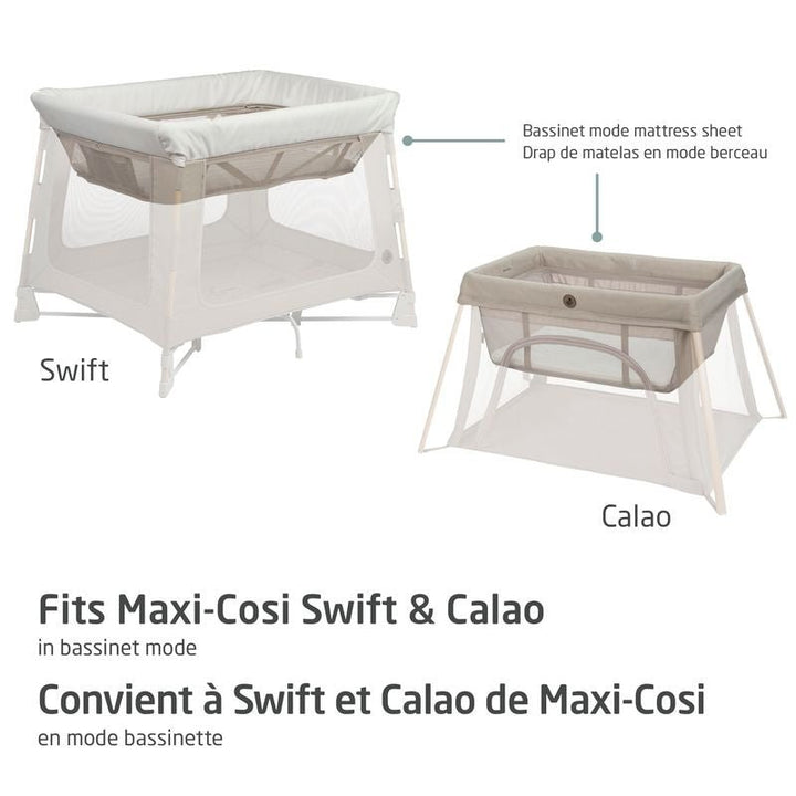 Maxi Cosi Maxi - Cosi Swift/Calao Bassinet Mode Sheets – Set of 2 bedding