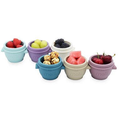 Melii Luxe Silicone Snap & Go Pods (2oz, set of 6) Melii Luxe