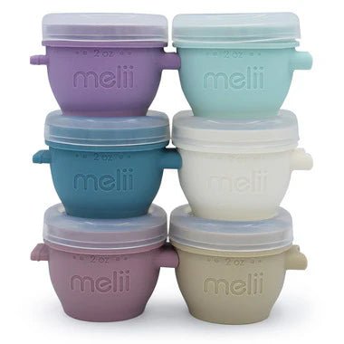 Melii Luxe Silicone Snap & Go Pods (2oz, set of 6) Melii Luxe