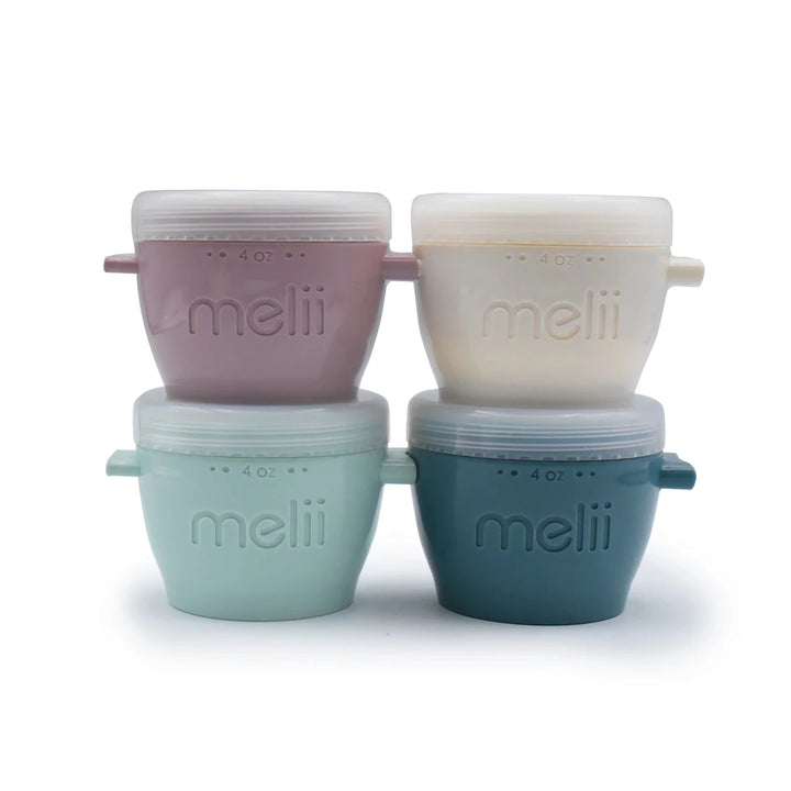 Melii Luxe Silicone Snap & Go Pods (4oz, set of 4) Bold - Image 5
