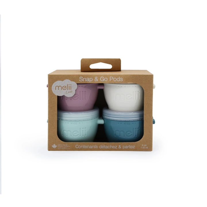 Melii Luxe Silicone Snap & Go Pods (4oz, set of 4) Bold - Image 8