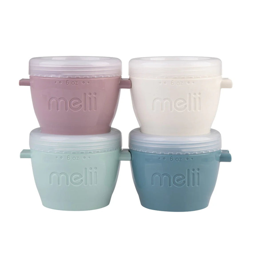 Melii Luxe Silicone Snap & Go Pods (4oz, set of 4) Melii Luxe