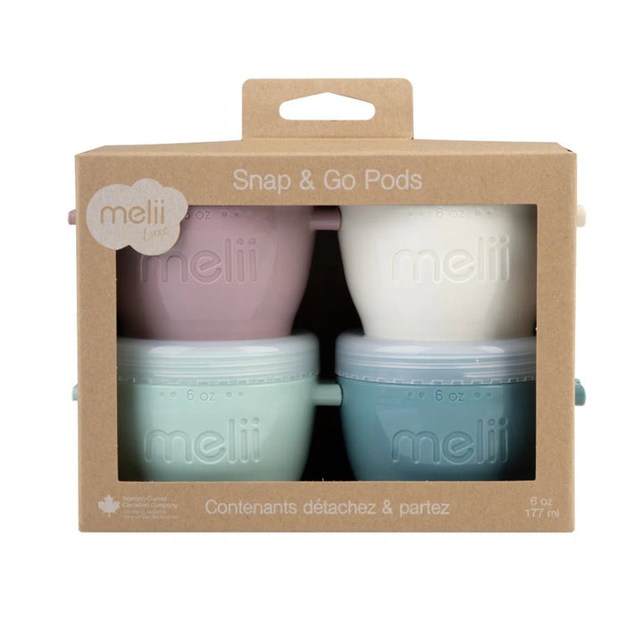 Melii Luxe Silicone Snap & Go Pods (4oz, set of 4) - Image 4