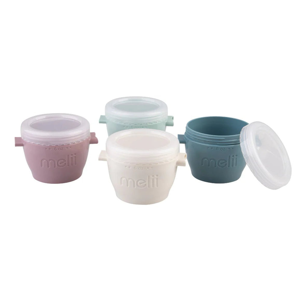 Melii Luxe Silicone Snap & Go Pods (4oz, set of 4) Melii Luxe