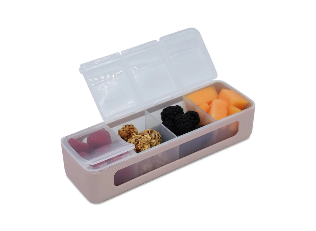 Melii Luxe Snackle Box - 4 Compartment Pink - Image 6