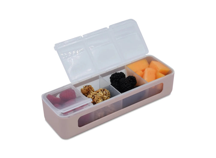 Melii Luxe Snackle Box - 4 Compartment Pink - Image 6