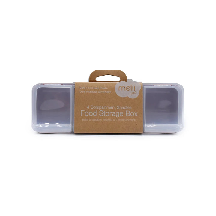 Melii Luxe Snackle Box - 4 Compartment Pink - Image 7