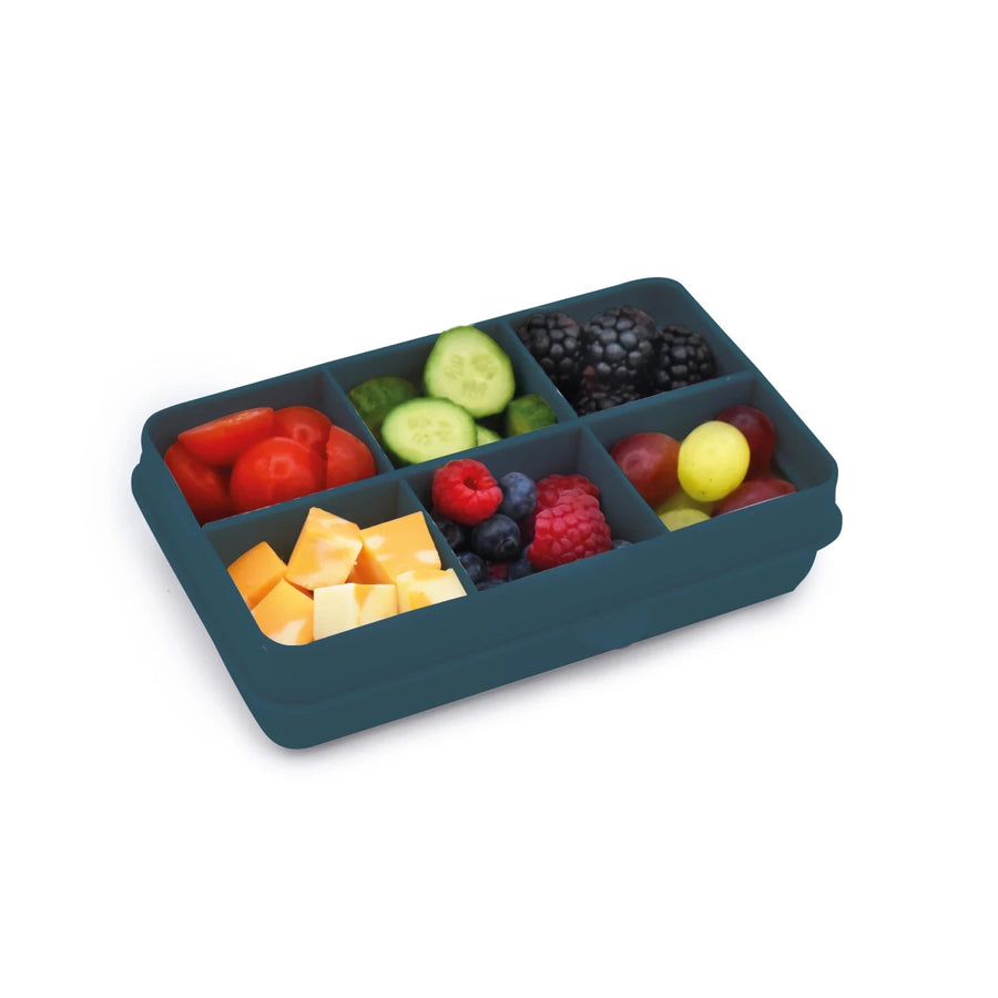 Melii Luxe Snackle Box 6 Compartment Blue - Image 1