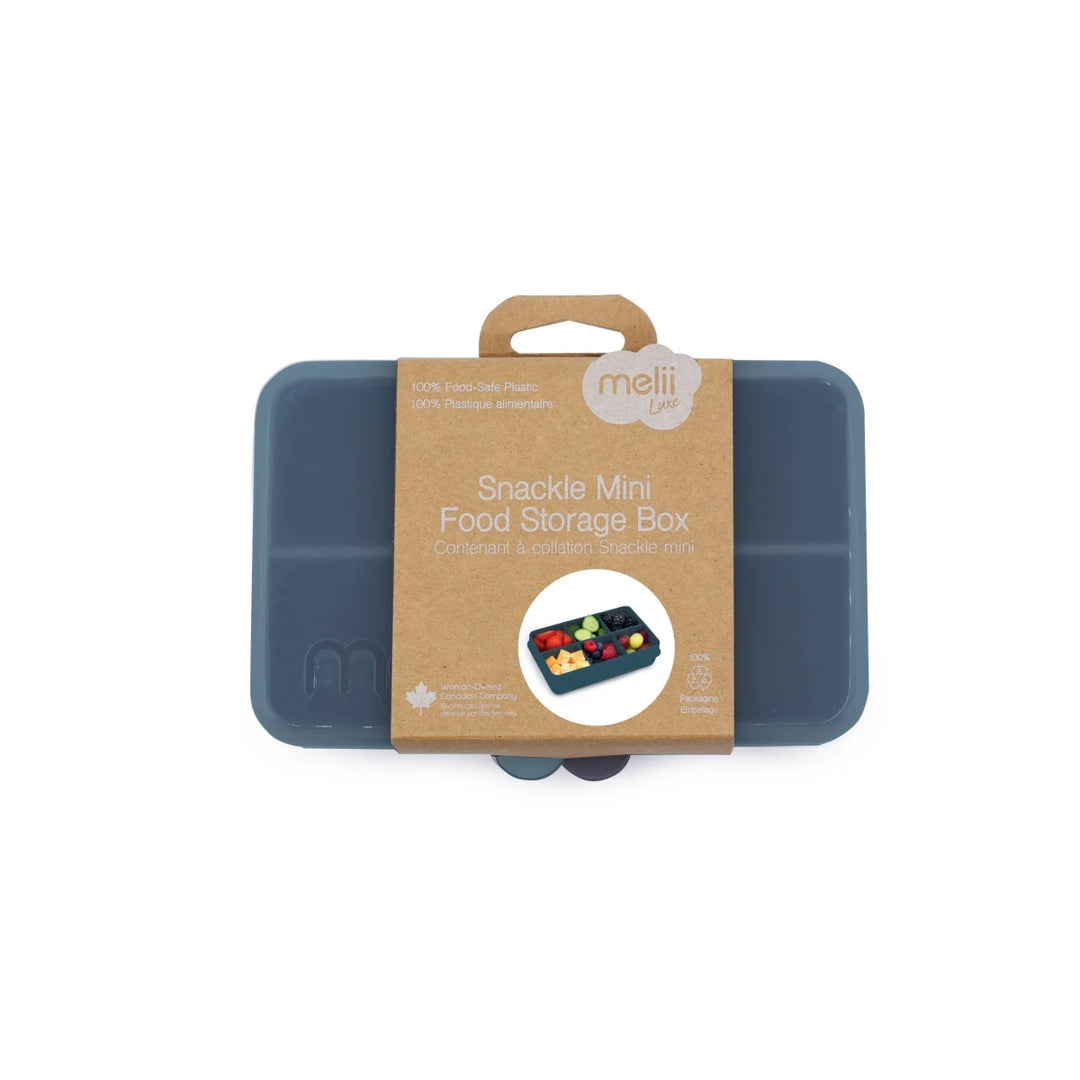 Melii Luxe Snackle Box 6 Compartment Blue - Image 3