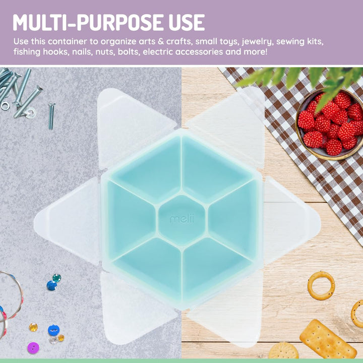 Melii Luxe Snackle Box Hexagon Melii Luxe