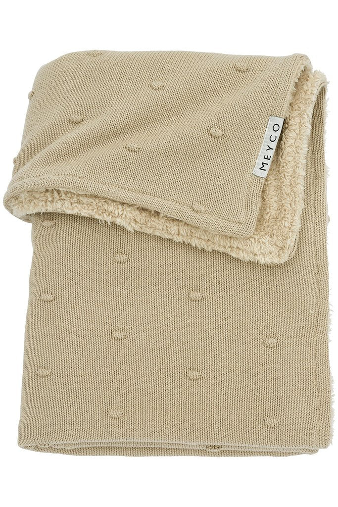 Meyco Baby Meyco Baby - Mini Knots teddy crib bed blanket bedding