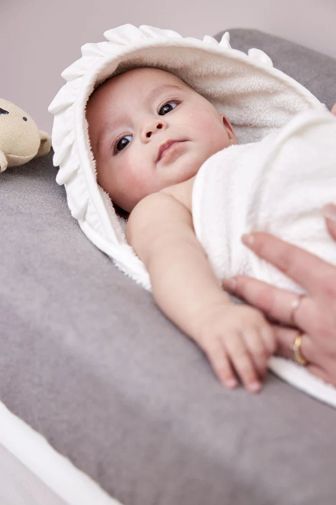 Meyco Baby Meyco Baby Ruffle Bathcape Terry