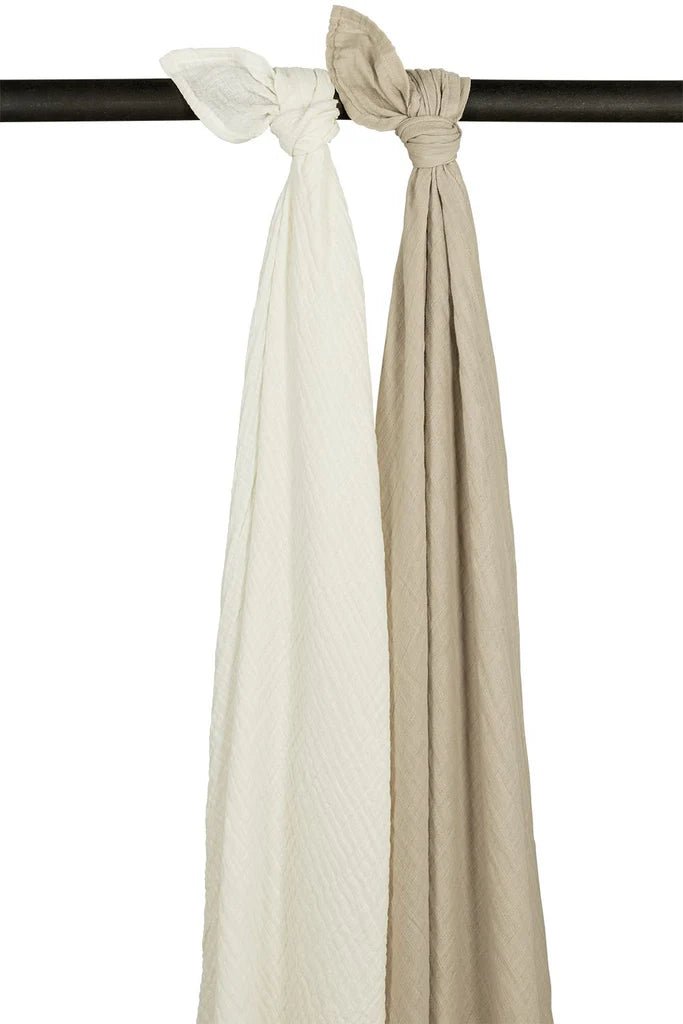 Meyco Baby Meyco Baby Swaddle 2 - pk pre - washed muslin