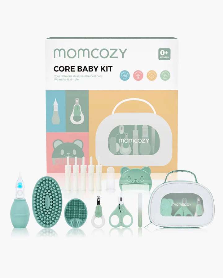 Momcozy All-in-1 Core Baby Kit Baby Care - Kits  Momcozy Core Baby Kit with various baby care items on a white background
