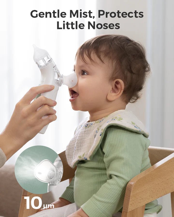 Momcozy BreezyClear gentle nasal mist spray for relieving baby nasal congestion