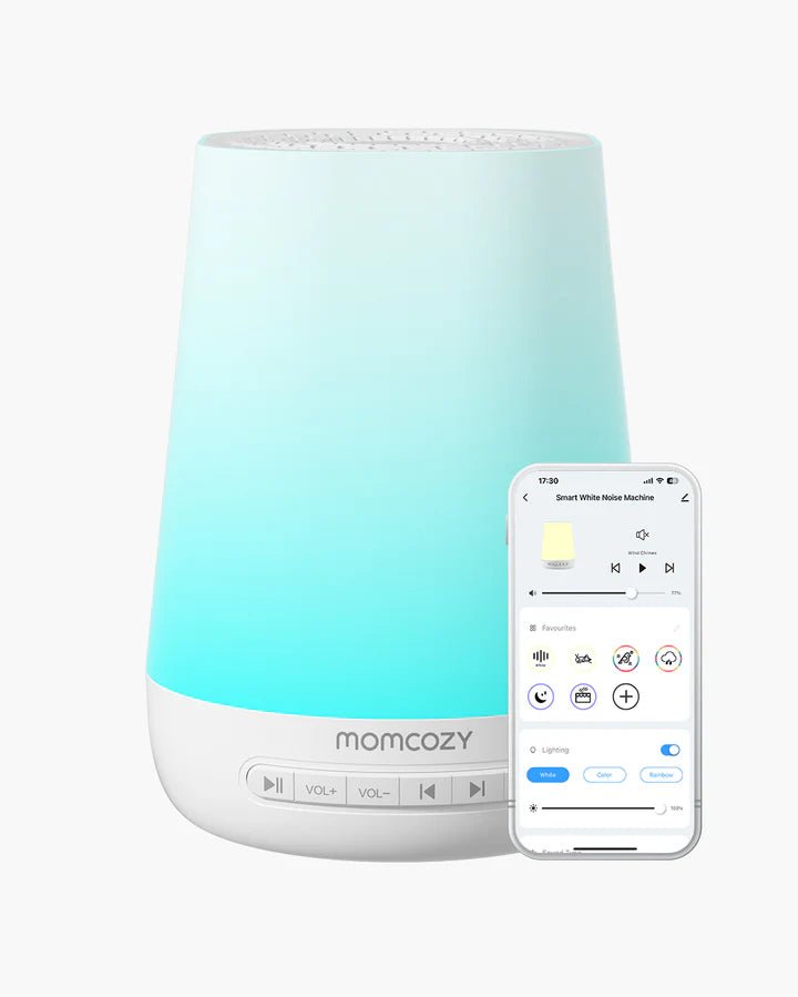 Momcozy Smart Baby Sound Machine - App Remote Control - White Baby Sleep - Image 2