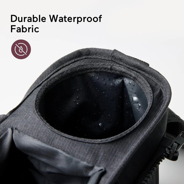 Momcozy stroller organizer made with durable waterproof fabric to protect baby essentials during everyday outings