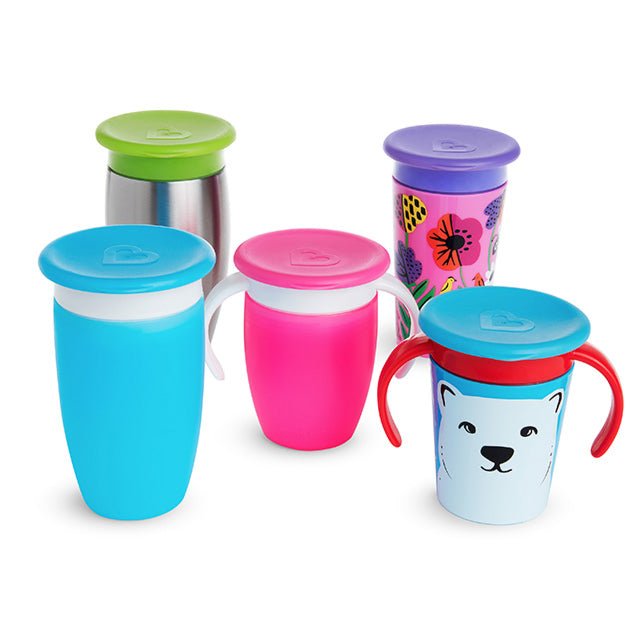 Munchkin Miracle 360° Cup Lids - 4pk