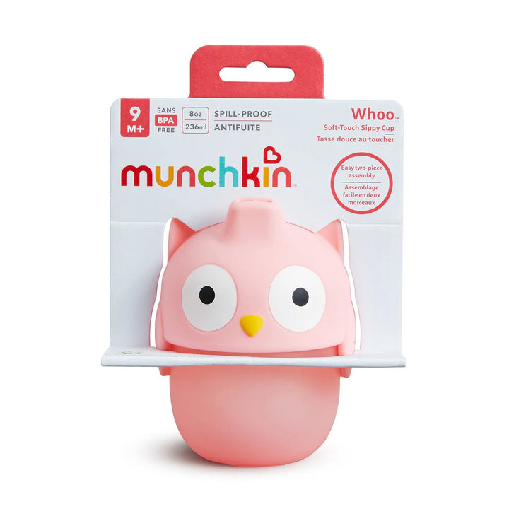 Munchkin Munchkin Whoo™ Soft - Touch Spill - Proof Sippy Cup