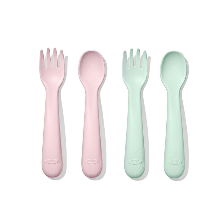 OXO Tot Plastic Forks & Forks 2pk