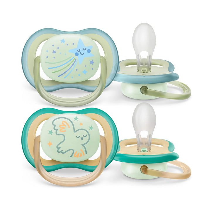 Philips AVENT Ultra Air Nightime Pacifier - 0 - 6M 2pk Pacifiers & Teethers Philips AVENT
