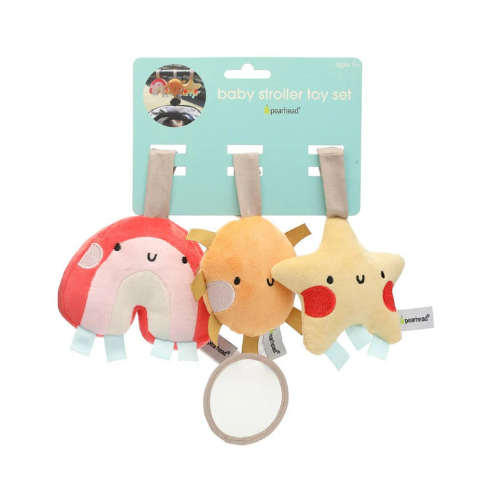 Pearhead Baby Stroller Toy Set