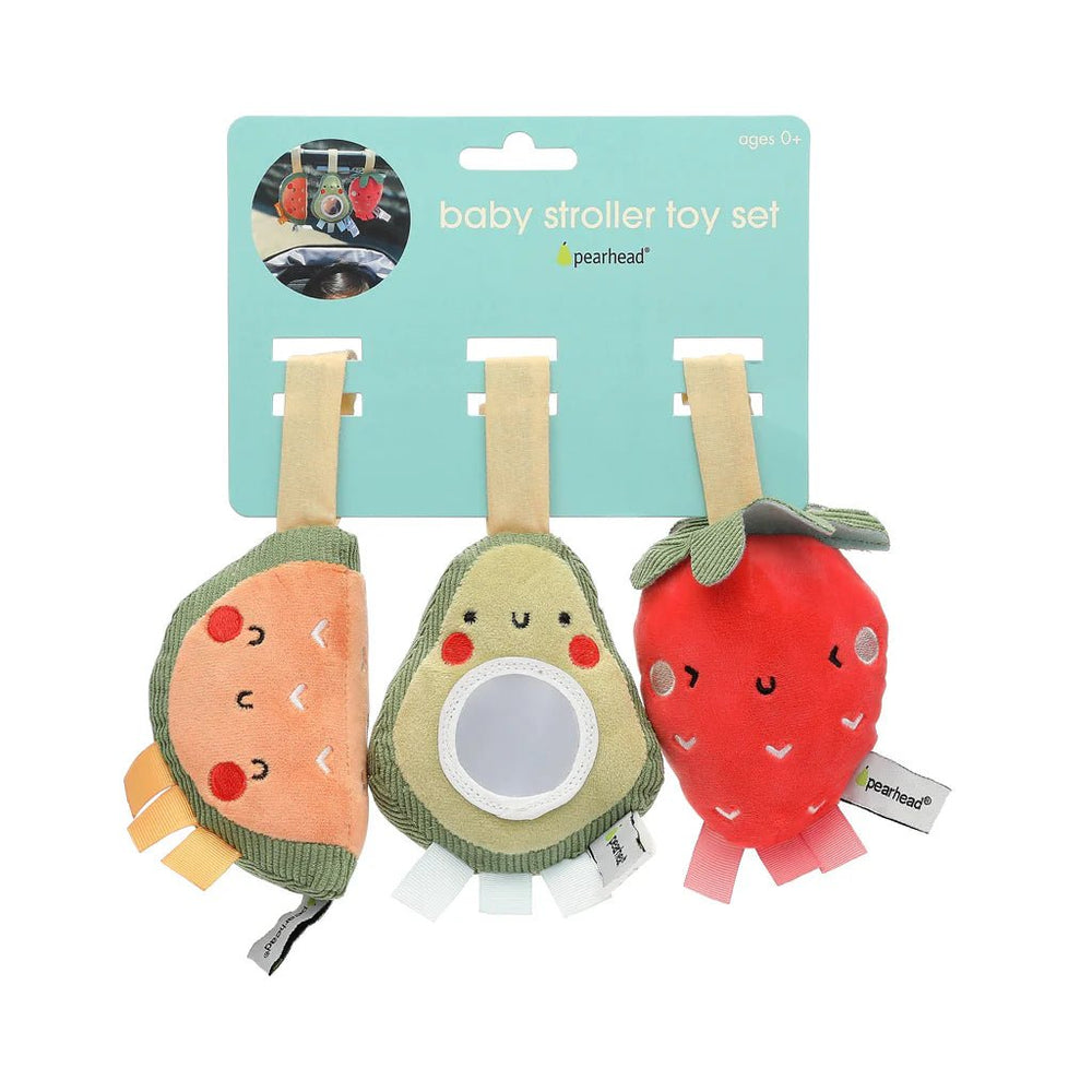 Pearhead Baby Stroller Toy Set