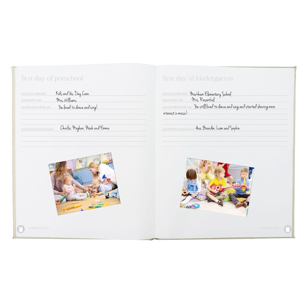 Pearhead Pearhead Linen Babybook