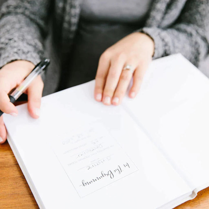 Pearhead Pearhead Linen Pregnancy Journal