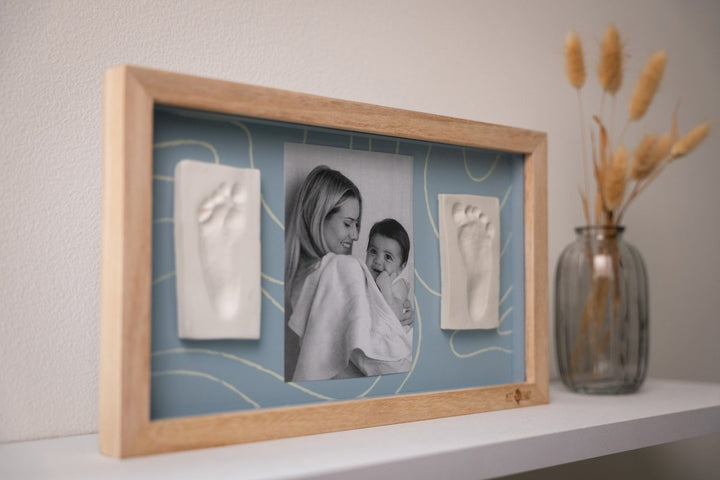 Petit Artichaut Petit Artichaut - 2 Prints Frame - Blue Abstract Keepsakes