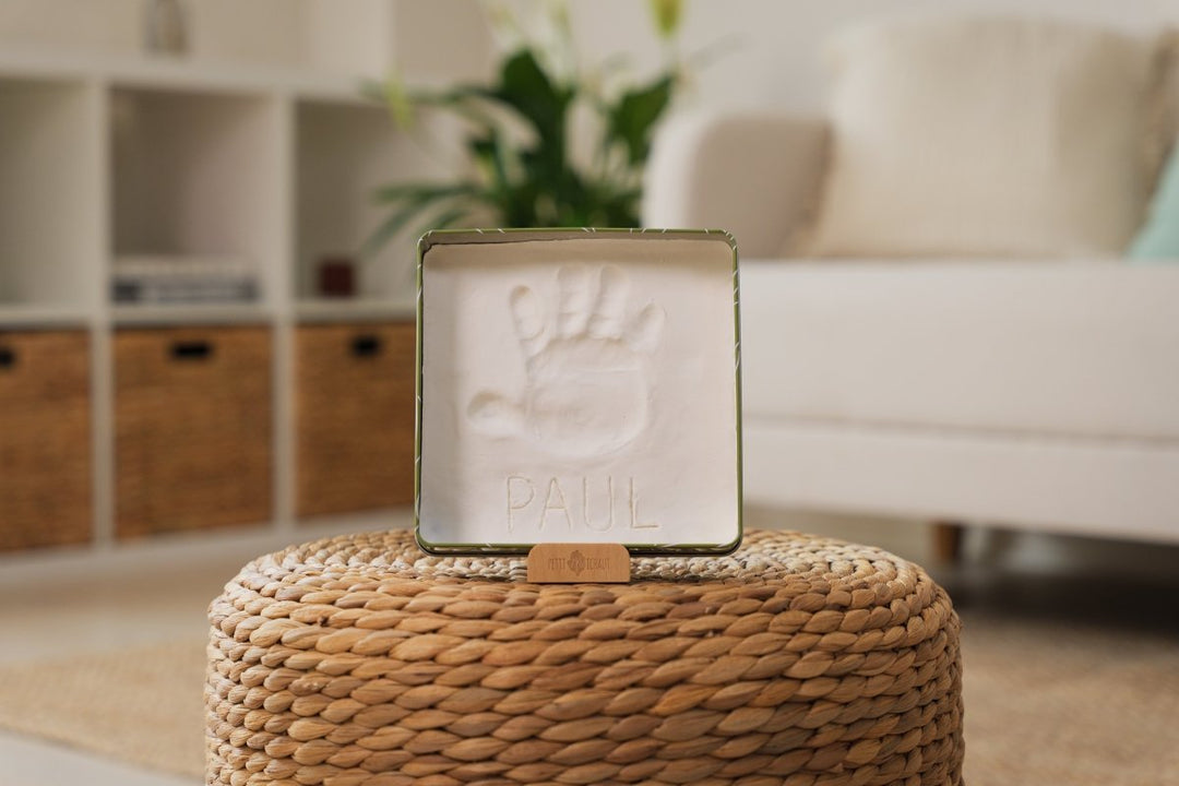 Petit Artichaut Petit Artichaut - Baby Box Square - Olive Tree Keepsakes