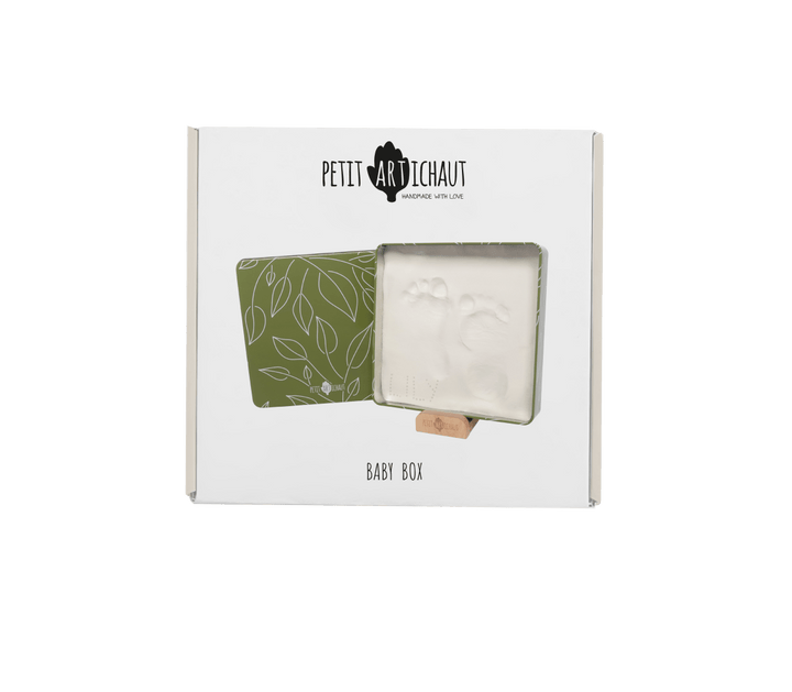 Petit Artichaut Petit Artichaut - Baby Box Square - Olive Tree Keepsakes