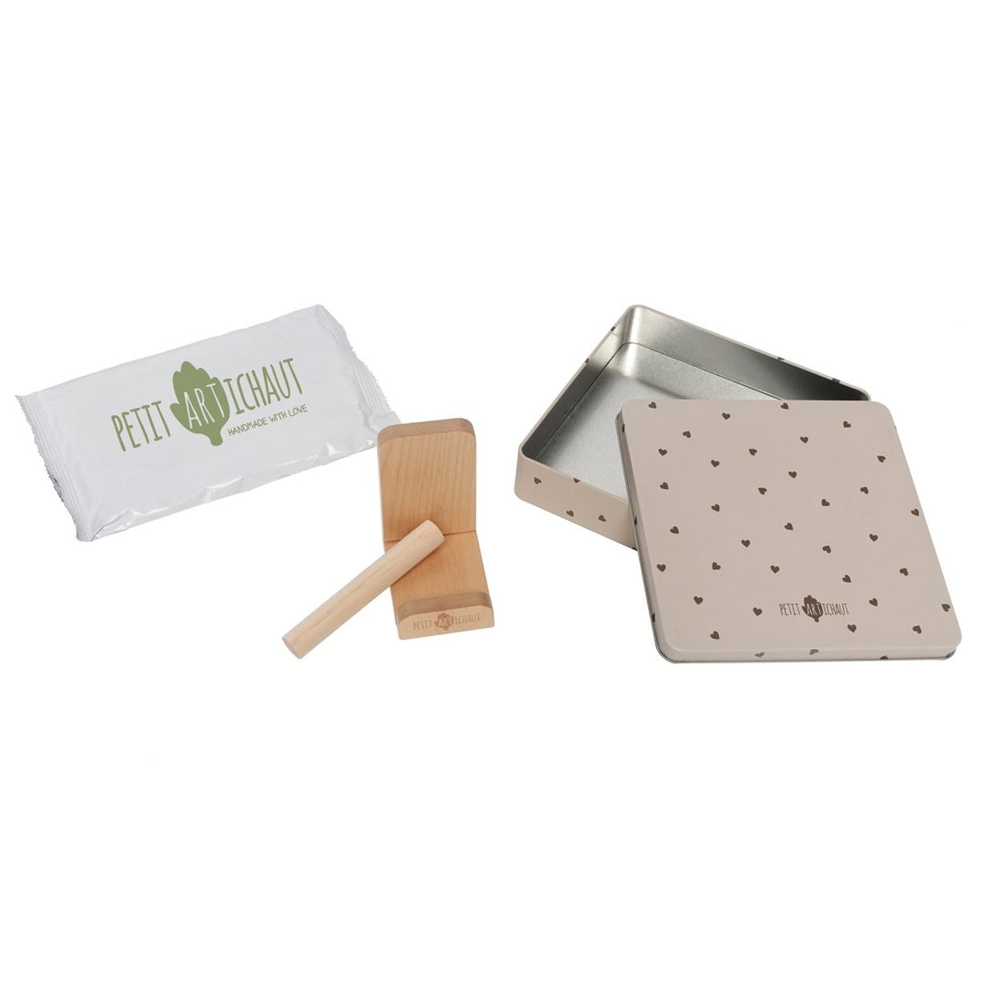 Petit Artichaut Petit Artichaut - Baby Box Square - Pretty Hearts Keepsakes