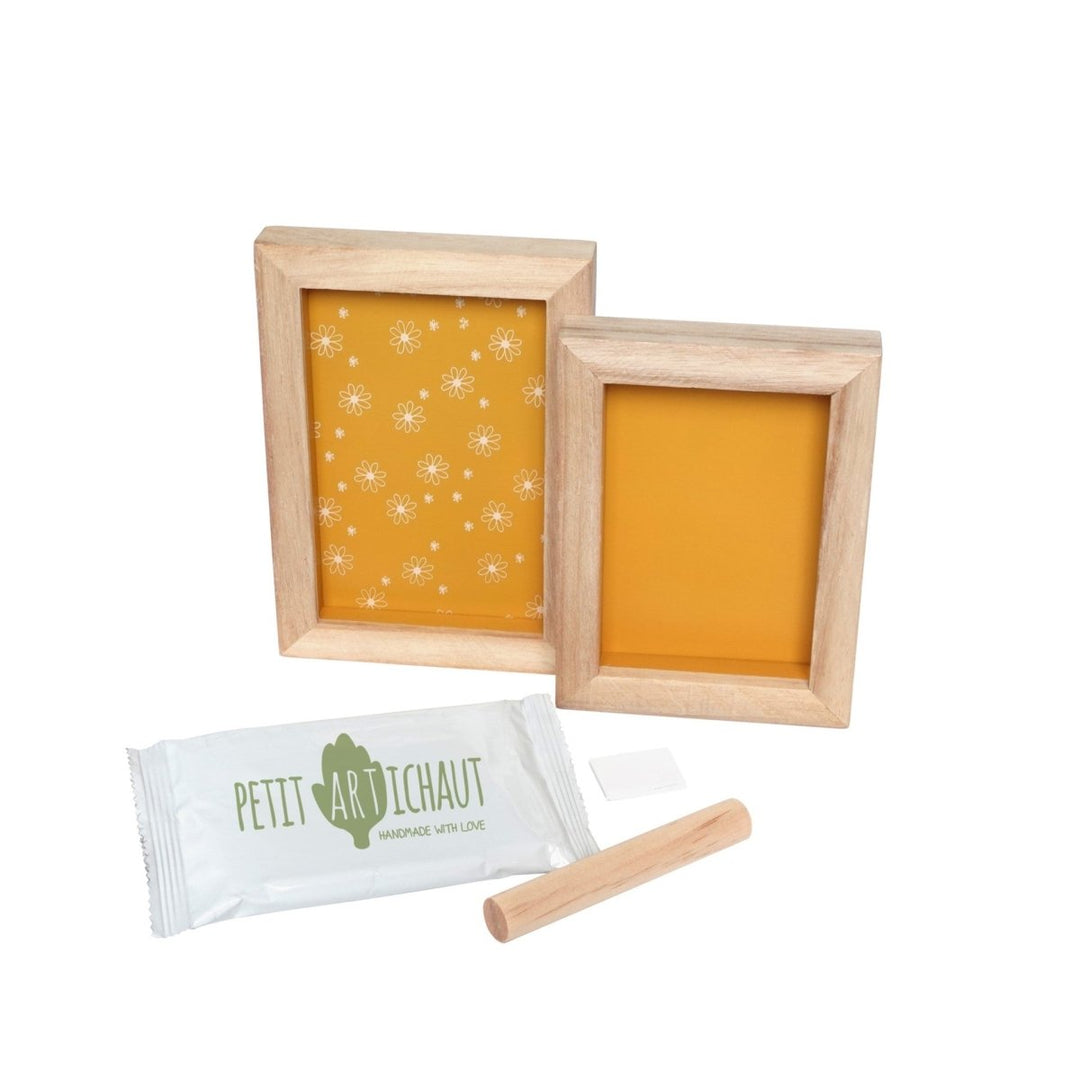 Petit Artichaut Petit Artichaut - Duo Frame - Daisy Ochre Keepsakes