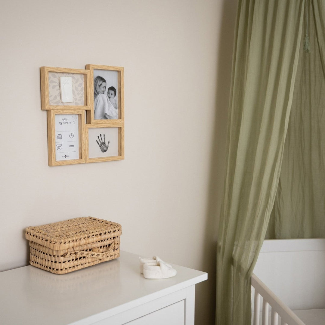Petit Artichaut Petit Artichaut - Puzzle Frame - Ivy Grey Keepsakes