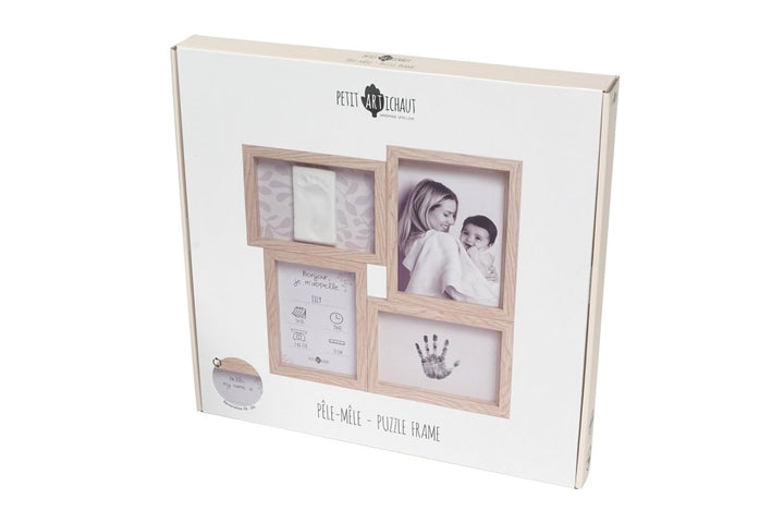 Petit Artichaut Petit Artichaut - Puzzle Frame - Ivy Grey Keepsakes