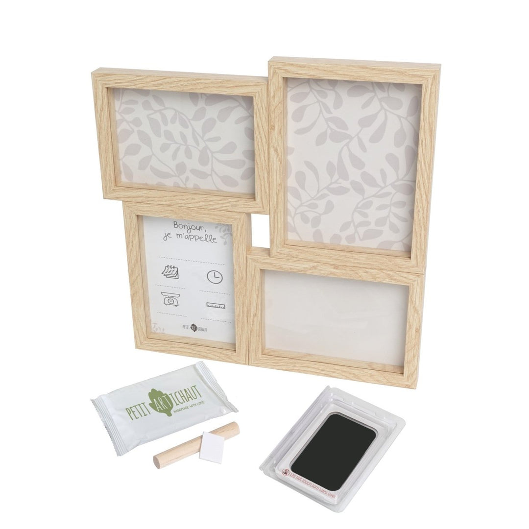 Petit Artichaut Petit Artichaut - Puzzle Frame - Ivy Grey Keepsakes