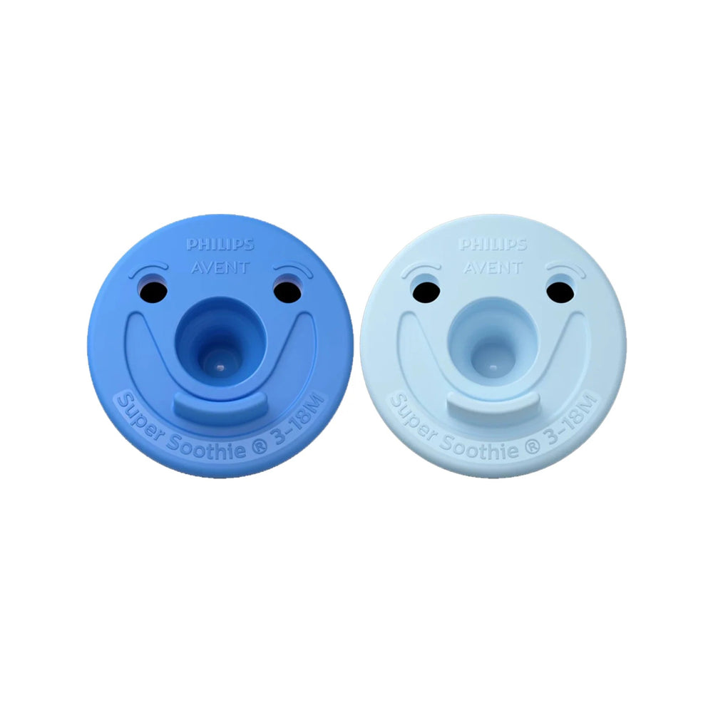 Philips AVENT Philips AVENT Soothie Pacifier 2 Pack - 3 - 18M - Sky Blue/Blue Pacifiers & Teethers