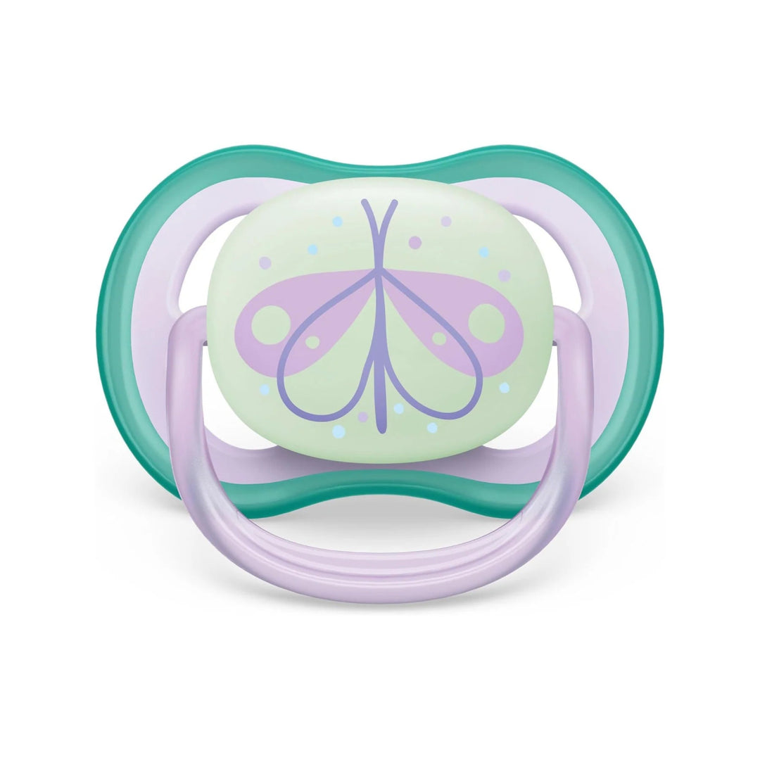 Philips AVENT Philips AVENT Ultra Air Pacifier Night - 3 Pack - 0 - 6M Lil/Butterfly Pacifiers & Teethers