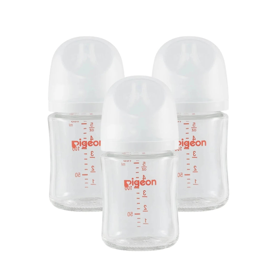 Pigeon Glass Bottle 5oz with SS Nipple (0M+) 3pk - Image 2