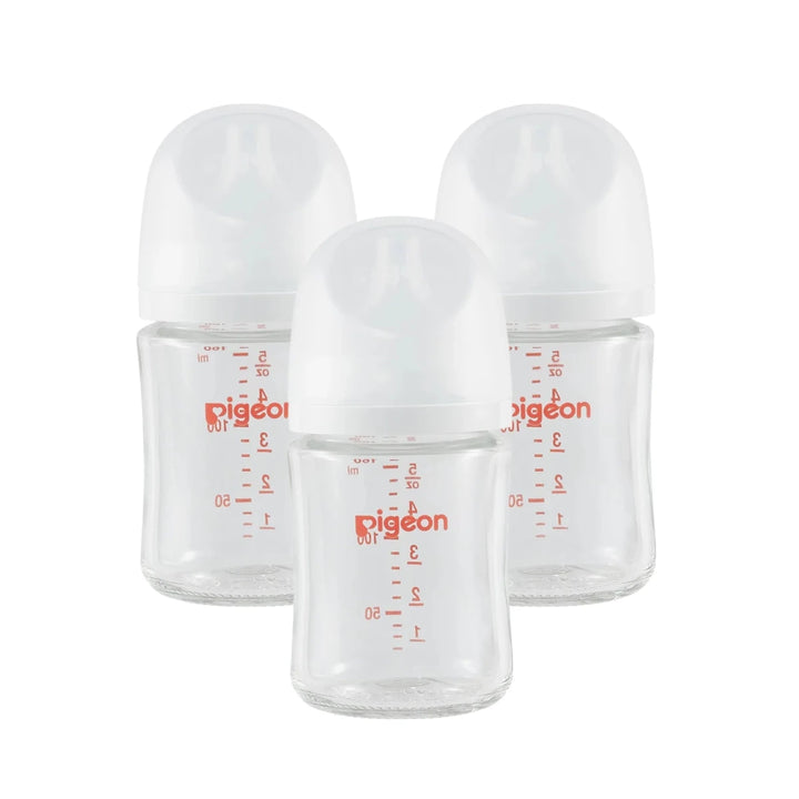 Pigeon Glass Bottle 5oz with SS Nipple (0M+) 3pk - Image 2